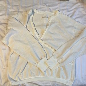 Free people cross front top